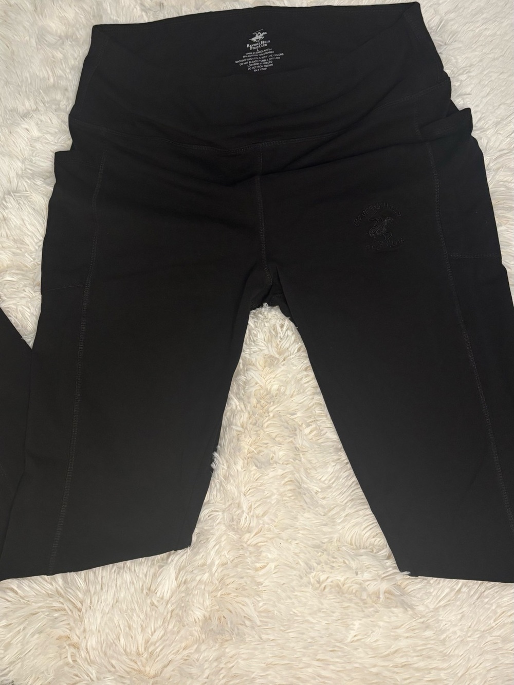 Beverly Hills Polo Club Women’s Black High-Waisted Leggings